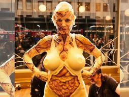 Heidi Klum usó un traje de silicona para su disfraz de este Halloween 2019. INSTAGRAM / heidiklum