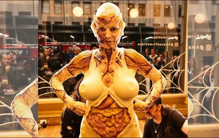 Heidi Klum usó un traje de silicona para su disfraz de este Halloween 2019. INSTAGRAM / heidiklum