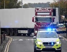 Los cadáveres de 31 personas fueron hallados en el interior de un camión frigorífico en Essex, en el este de Inglaterra, el 23 de octubre. AFP/ARCHIVO