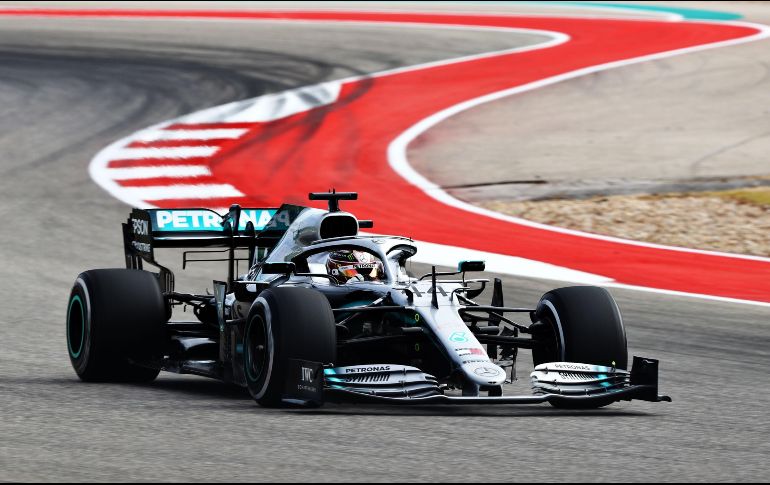 Lewis Hamilton se llevó las segundas pruebas libres del Circuito de las Américas del Gran Premio de Estados Unidos celebrado en Austin, Texas. AFP / M. Thompson