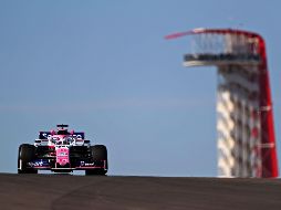 Sergio Pérez se ha quejado de las condiciones del asfalto del Circuito de las Américas, el cual dice no es apto para la Fórmula 1. AFP/M. Thompson