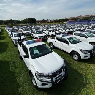 Dan 158 patrullas a municipios del interior del Estado