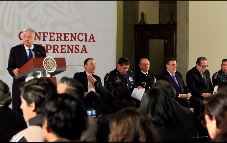 López Obrador aclaró que Verde Montes, coronel de caballería, no participó en el operativo. NOTIMEX/J. Lira