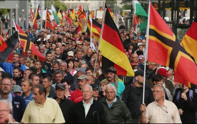 En Dresde nació el movimiento antiislamista Pegida. GETTY IMAGES