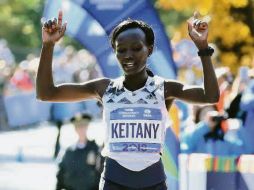 Mary Keitany ha ganado el maratón más famoso del mundo en 2014, 2015, 2016 y 2018. AFP