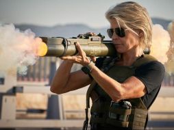 Terminator trae de vuelta a la actriz Linda Hamilton en el papel de “Sarah Connor”. ESPECIAL / Terminator: Dark Fate