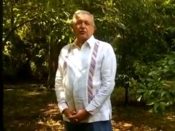 El Mandatario habló desde su finca de Palenque, Chiapas. FACEBOOK/Andrés Manuel López Obrador