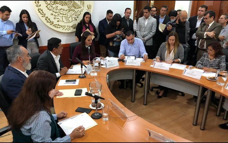 Mariana Fernández asumió la presidencia de la Junta de Coordinación Política para el Periodo del primero de noviembre hasta el 30 de abril de 2020. EL INFORMADOR/ R. Rivas