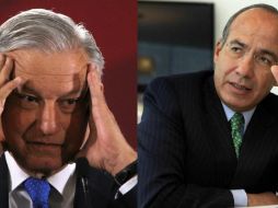 AMLO protagonizó un enfrentamiento en declaraciones con Calderón, luego de que se adjudicarán ataques al Gobierno federal a través de cuentas falsas en redes sociales del hijo del ex panista. ESPECIAL