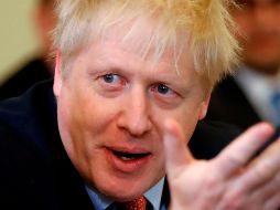 Boris Johnson sostuvo hoy una reunión con su gabinete en Londres. AFP/T. Akmen