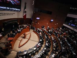Aspectos generales de la sesión de este martes en el Senado de la República. NTX/Q. Blanco