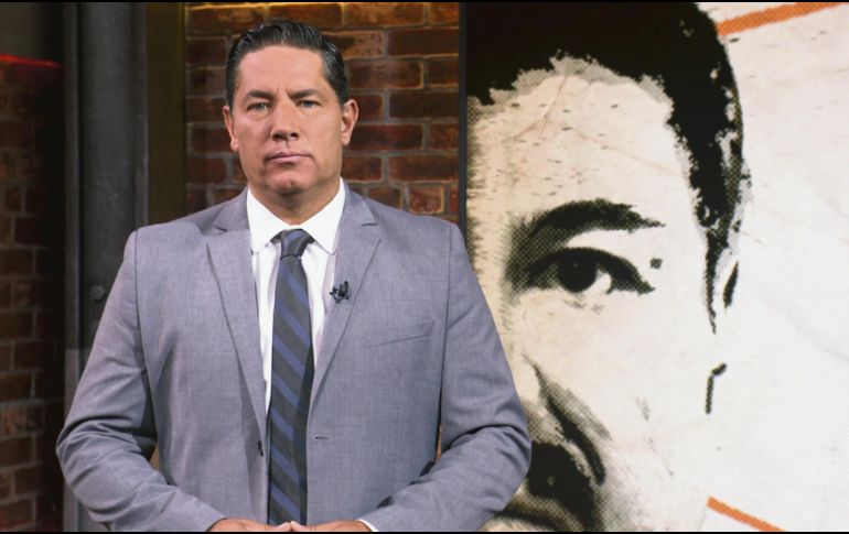 Fernando del Rincón, conductor de “El Chapo: dos rostros de un capo”. CORTESÍA