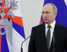 En 2018, Putin anunció una serie de nuevas armas, incluido un vehículo deslizante hipersónico, un dron subacuático con armas nucleares y un misil crucero con poder nuclear. EFE / EPA / M. Klimentyev