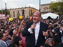 Enrique Alfaro tomó protesta como gobernador de Jalisco el 6 de diciembre de 2018. ESPECIAL