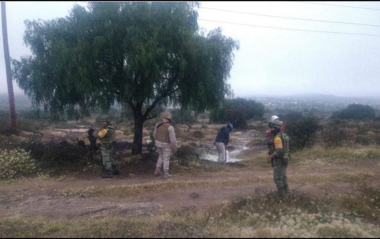 A pesar de que la fuga se encuentra en una zona despoblada, Protección Civil sugiere a la población mantenerse alejado de la zona. TWITTER / @CNPC_MX