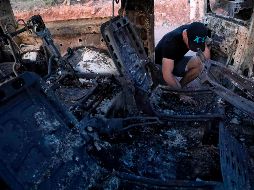 Autoridades detallaron que en el lugar de la tragedia se contabilizaron más de 200 cartuchos calibre .223, provenientes de Estados Unidos. AFP / H. Martínez