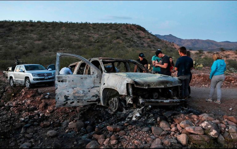 Destacan el trabajo conjunto que realizarán las fiscalías de Chihuahua y Sonora sobre esta tragedia. AFP/STR