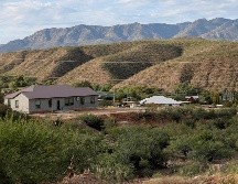 Aspecto de La Mora, en Sonora, lugar desde donde partieron las familias antes de ser atacadas el 4 de noviembre. AFP/H. Martínez