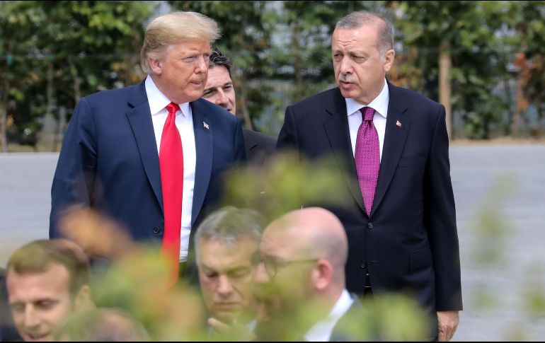 La reunión entre Trump y Erdogan ocurre luego de una serie de episodios de tensión entre Estados Unidos y Turquía. AFP/L. Marin