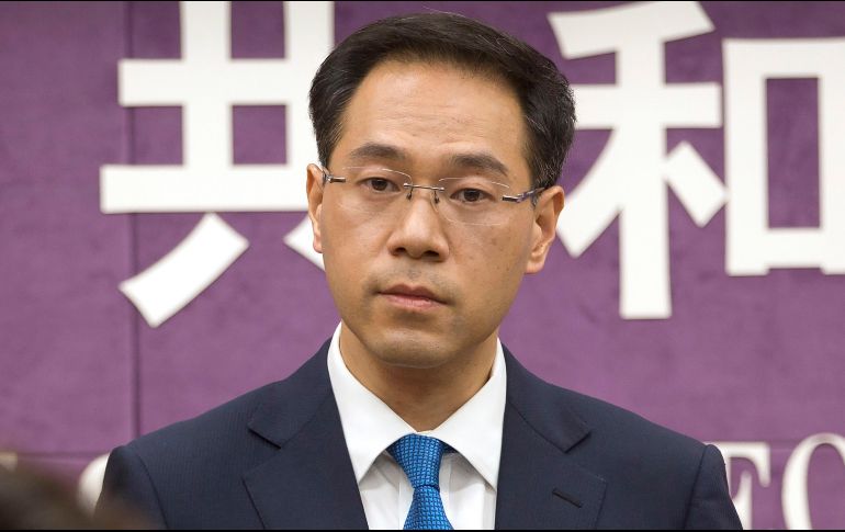 El vocero del Ministerio de Comercio de China, Gao Feng ofreció una conferencia de prensa pero no dio detalles sobre el calendario para la eliminación de las tarifas. AP / M. Schiefelbein