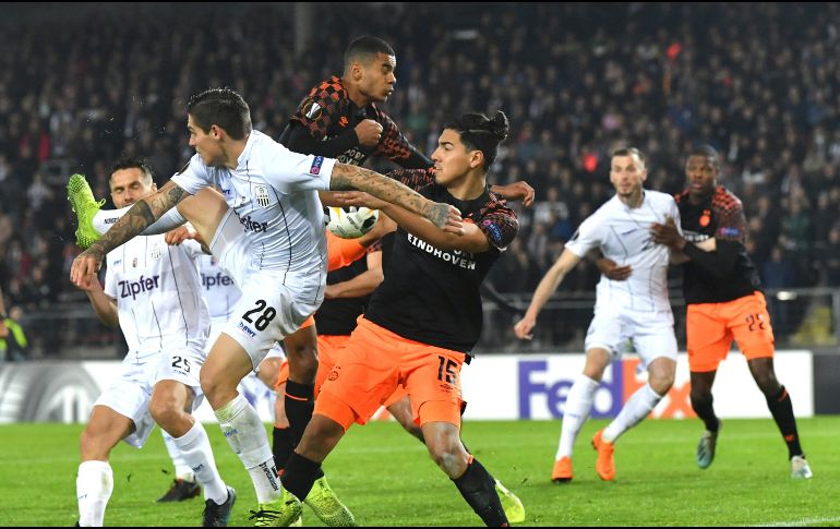 El mexicano Erick Gutiérrez jugó los 90 minutos del encuentro. AP / K, Joensson