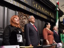 Rosario Piedra reconoció que son enormes los retos en materia de derechos humanos en México. NTX/PRESIDENCIA