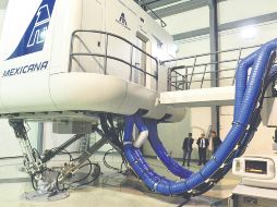 El simulador del Airbus A320 con que cuenta el CAT otorga 98% de sensación de vuelo, equivalente a pilotar un aeroplano. EL FINANCIERO/N. Tavira