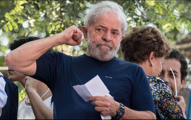 El ex presidente de Brasil se encontraba preso desde el 7 de abril de 2018, cuando comenzó a cumplir una pena de ocho años y diez meses por corrupción tras ser condenado en segunda instancia. AFP / ARCHIVO