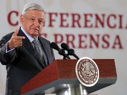 Durante su conferencia de prensa matutina, López Obrador destacó el alcance de sus programas sociales. EFE/Presidencia