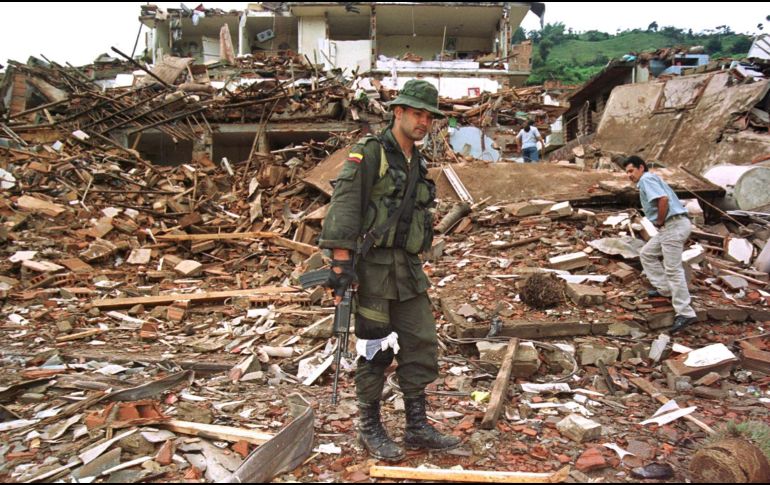El presidente de Colombia, Iván Duque defendió la acción de las Fuerzas Armadas contra los grupos armados. AP/Archivo
