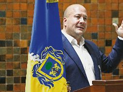 Enrique Alfaro. El gobernador del Estado ofreció su primer informe de Gobierno. EL INFORMADOR / A. Camacho