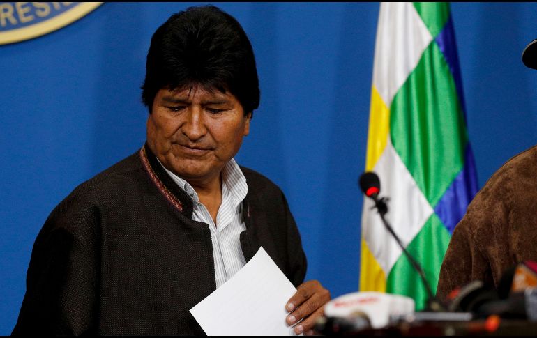 Evo Morales no detalló si él volvería a postularse a la candidatura. AP /J. Karita