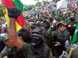 Policías se han unido a las protestas contra el mandatario Evo Morales. AFP/ARCHIVO