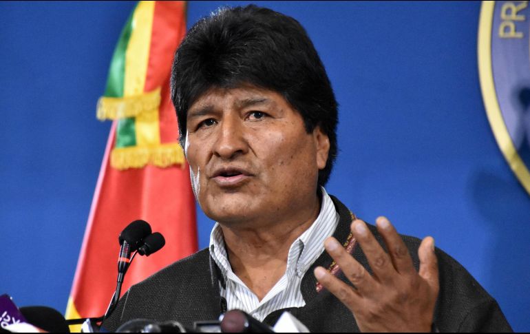 López Obrador apoya la decisión de Evo Morales por haber renunciado para apaciguar la agitada situación en Bolivia. NTX / ARCHIVO