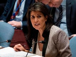 Nikki Haley renunció como embajadara ante la ONU a finales de 2018. AFP/ARCHIVO