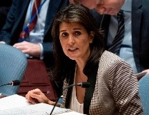 Nikki Haley renunció como embajadara ante la ONU a finales de 2018. AFP/ARCHIVO