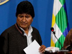 Evo Morales reiteró los motivos que había dado ayer al anunciar su renuncia. AFP/ARCHIVO