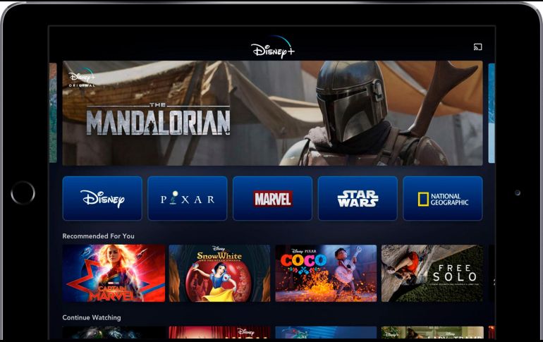 Disney+ se estrena a una semana del lanzamiento de Apple TV+, plataformas que competirán contra Netflix y HBO. AP / ARCHIVO