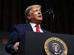 Stephen Miller es uno de los pocos supervivientes del círculo original de Trump cuando ganó las elecciones en 2016. AFP / S. Platt-Getty Images