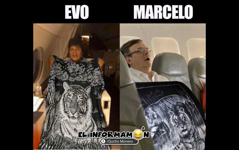 Evo Morales llega a México cargado de memes