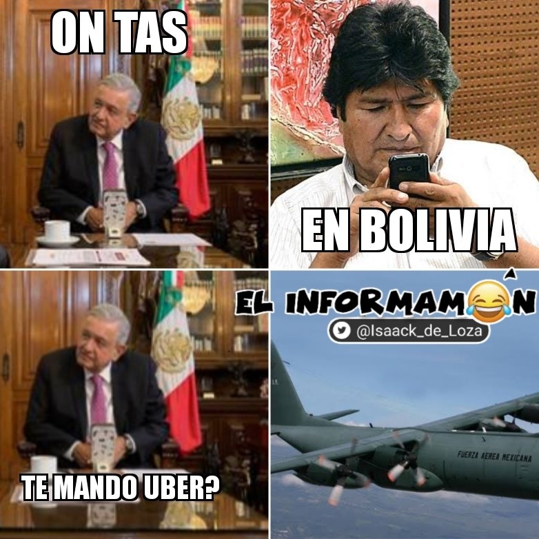 Evo Morales llega a México cargado de memes | El Informador
