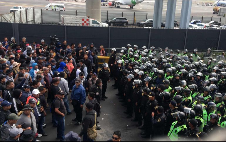 El subsecretario de Seguridad, Ricardo Mejía Berdeja, pidió a los policías federales no dañar a terceros con sus acciones de manifestación. SUN/A. Martínez