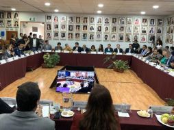 La pasarela de funcionarios estatales continuará hasta el próximo viernes. TWITTER / @LegislativoJal