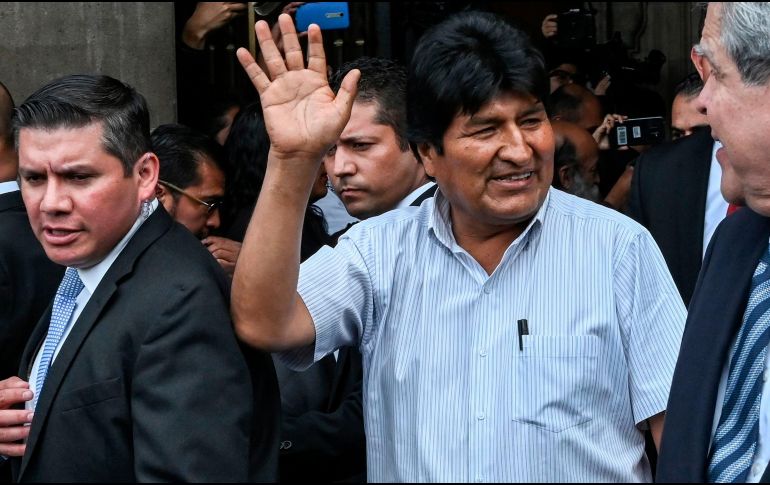 Sánchez Cordero declaró que Evo Morales decidirá más adelante si se acoge o no a la condición de refugio en el país. AFP/P. Pardo