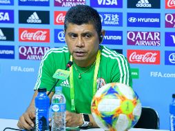 Aunque afirma que hay cierta ansiedad en el equipo, el estratega afirma que  ve conscientes a los jugadores del sitio en el que se encuentran. Imago7 / L. Miranda