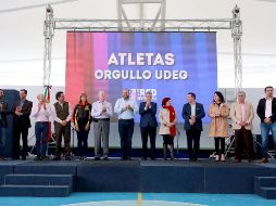 El rector General de la UdeG, Ricardo Villanueva, reconoció las aportaciones que han hecho sus investigadores y docentes al sector productivo. ESPECIAL / UdeG