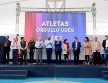 El rector General de la UdeG, Ricardo Villanueva, reconoció las aportaciones que han hecho sus investigadores y docentes al sector productivo. ESPECIAL / UdeG