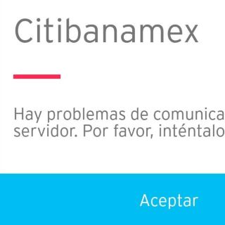 Citibanamex presenta fallas en servicio de banca móvil