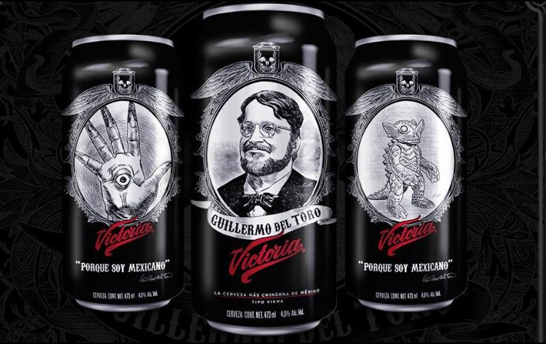 Victoria anunció las latas como una promoción para celebrar el cumpleaños del Guillermo del Toro. TWITTER/VictoriaMX
