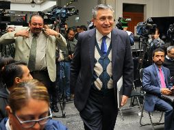 Luis Raúl González Pérez rindió ayer su último informe como ombudsman. NOTIMEX/I. Hernández